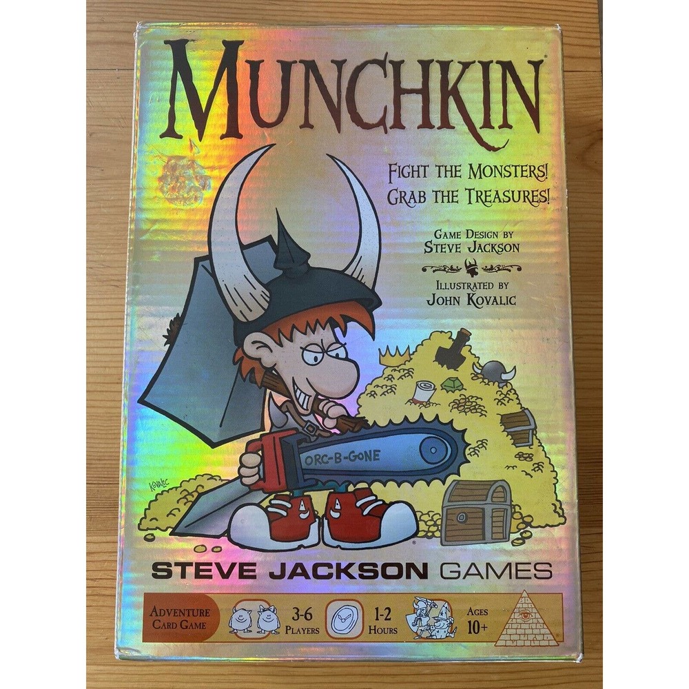 Munchkin Steve Jackson Games Fight The Monsters Grab The Treasures Complete.